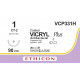 Викрил Плюс фиолет М4 (1) 90см, игла кол CT-2 26mm 1/2c (Ethicon) арт. VCP331H Викрил Плюс фиолет М4 (1) 90см, игла кол CT-2 26mm 1/2c (Ethicon) арт. VCP331H
