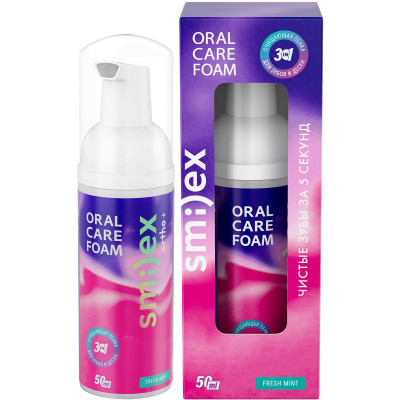 Пенный ополаскиватель для полости рта SPLAT® SMILEX ORTHO+ 3 в 1, мята, 50 мл Пенный ополаскиватель для полости рта SPLAT® SMILEX ORTHO+ 3 в 1, мята, 50 мл