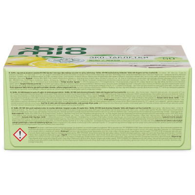 Мини эко таблетки BioMio® BIO-TABS для посудомоечной машины, бергамот и юдзу, 10г / 50 шт Мини эко таблетки BioMio® BIO-TABS для посудомоечной машины, бергамот и юдзу, 10г / 50 шт