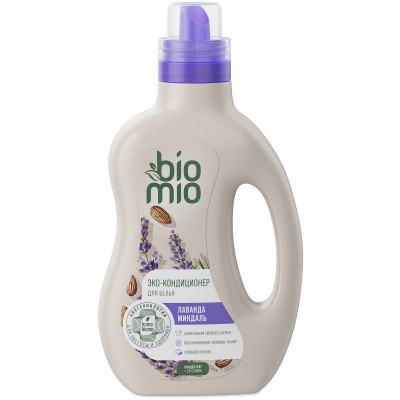 Экологичный кондиционер для белья BioMio® BIO-SOFT, лаванда-миндаль, 800 мл Экологичный кондиционер для белья BioMio® BIO-SOFT, лаванда-миндаль, 800 мл