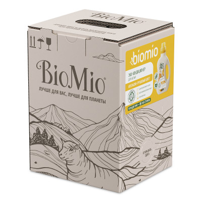 Экологичный кондиционер для белья BioMio® BIO-SOFT, апельсин-грушевый цвет, 3000 мл Экологичный кондиционер для белья BioMio® BIO-SOFT, апельсин-грушевый цвет, 3000 мл