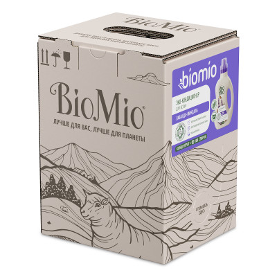 Экологичный кондиционер для белья BioMio® BIO-SOFT, лаванда-миндаль, 3000 мл Экологичный кондиционер для белья BioMio® BIO-SOFT, лаванда-миндаль, 3000 мл
