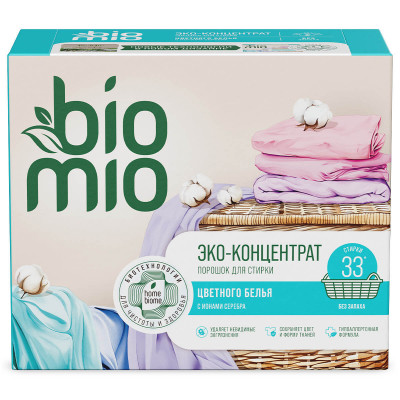 Универсальный экологичный порошок BioMio® BIO-UNIVERSAL для стирки цветного и белого белья, без запаха, 33 стирки Универсальный экологичный порошок BioMio® BIO-UNIVERSAL для стирки цветного и белого белья, без запаха, 33 стирки