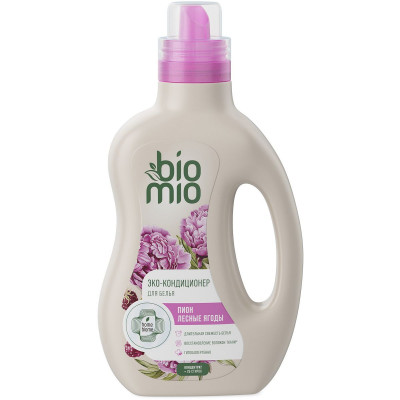Экологичный кондиционер для белья BioMio® BIO-SOFT, пион-лесные ягоды, 800 мл Экологичный кондиционер для белья BioMio® BIO-SOFT, пион-лесные ягоды, 800 мл