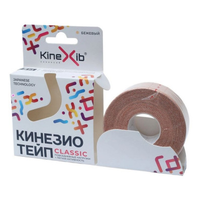 Кинезио-тейп Kinexib Classic (5м*2,5см)