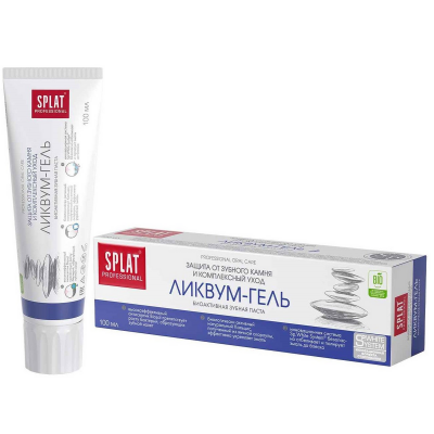 Гелевая зубная паста SPLAT® Professional ЛИКВУМ-ГЕЛЬ против зубного камня, 100 мл