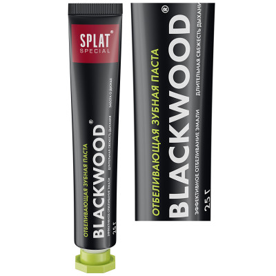 Дорожный набор паста и щётка SPLAT® Blackwood, 25 г