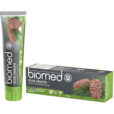 Зубная паста для десен и чувствительных зубов Biomed® GUM HEALTH с кедром, 100 г