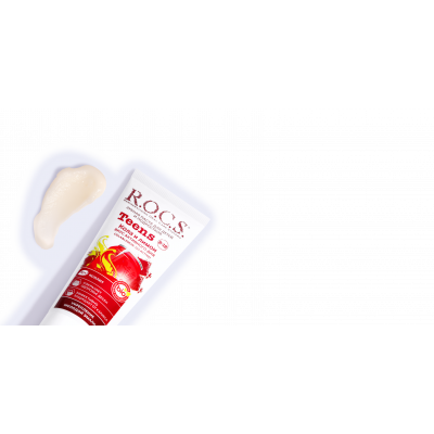 Зубная паста R.O.C.S. Teens Вкус активного дня. Кола и Лимон, 74 гр