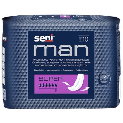 Сени прокладки урологические SENI MAN, Super, №10